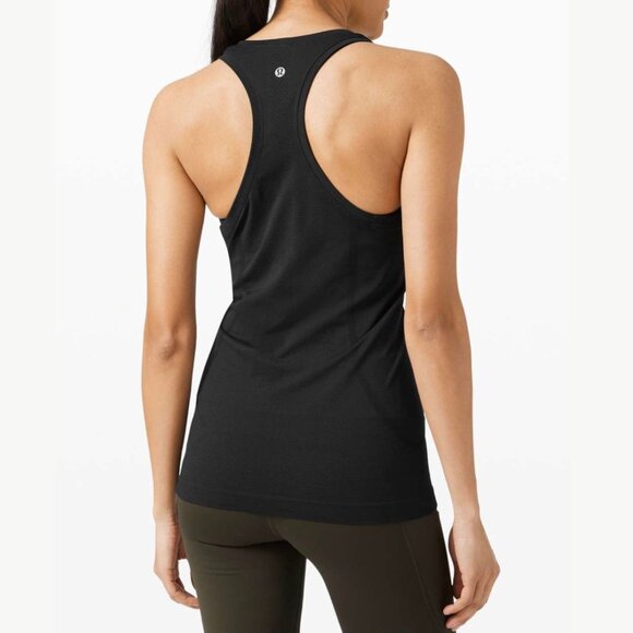 Lululemon Swiftly Tech Racerback Tank Top Hip Length (Black) - Size 10 - Picture 9 of 11